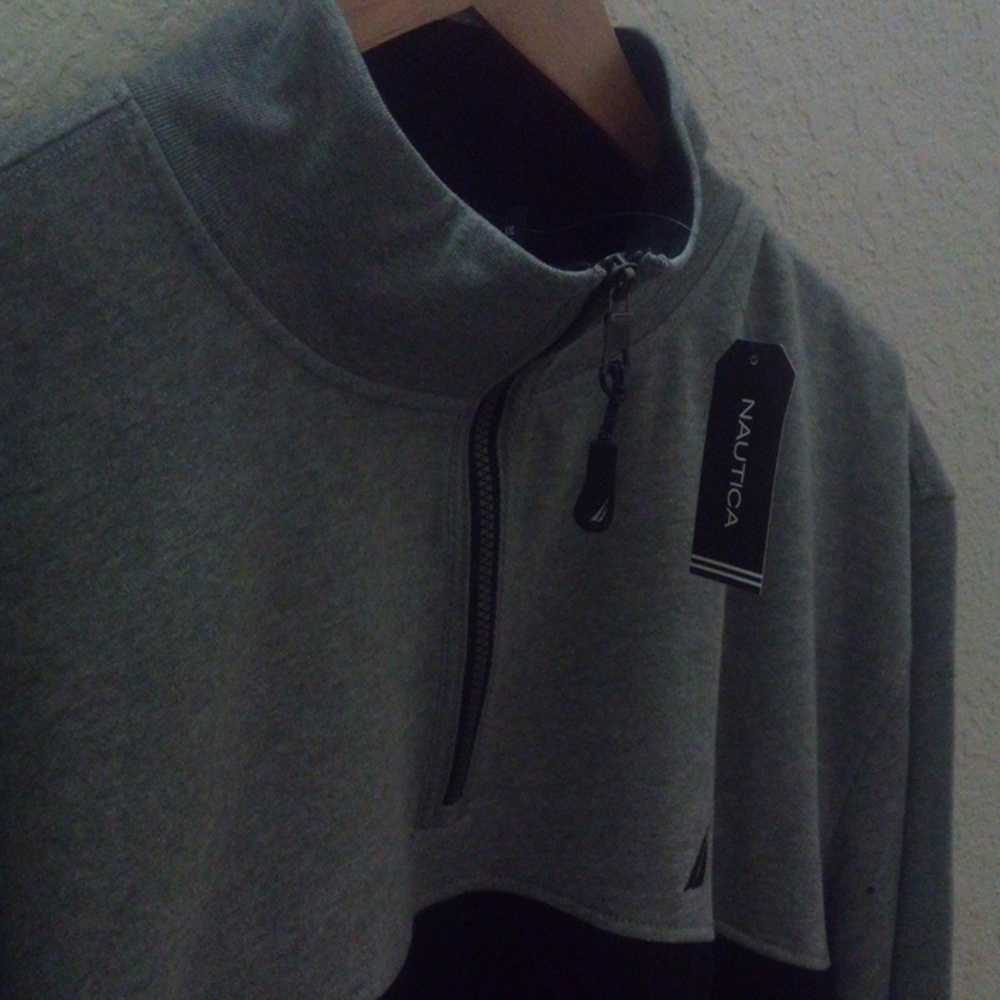 Men's Nautica Long sleeve polo shirt.